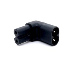 Figure 8 Male to Figure 8 Female Right Angle Vertical Adaptor(2.5A) (250V AC)