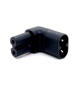 Figure 8 Male to Figure 8 Female Right Angle Vertical Adaptor(2.5A) (250V AC)
