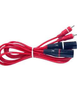 XLR (Cannon) Male x 2 to 2RCA Male Cable (1.8m)