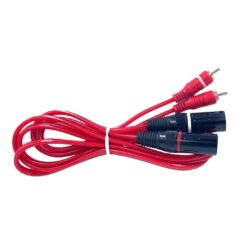 XLR (Cannon) Male x 2 to 2RCA Male Cable (1.8m)