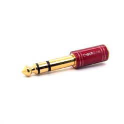 3.5mm Stereo Female to 6.35mm Stereo Male Adaptor (Pro-GoldRed)