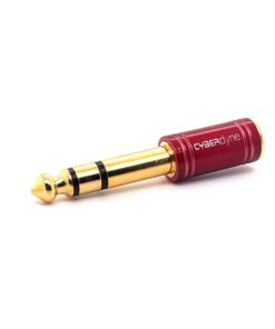 3.5mm Stereo Female to 6.35mm Stereo Male Adaptor (Pro-GoldRed)
