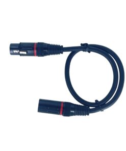 XLR (Cannon) Male to XLR (Cannon) Female Cable (20AWG)(50cm)