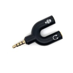 3.5mm 4-Way Male to 3.5mm Female Headphone / MicrophoneAdaptor
