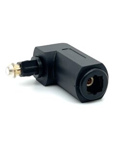 TOSLINK Female to TOSLINK Male Right Angle Swivel Adaptor