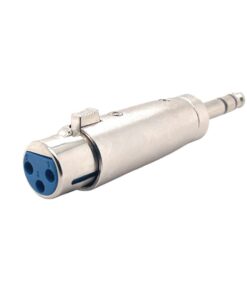 XLR (Cannon) Female to 6.35mm Stereo Male Adaptor