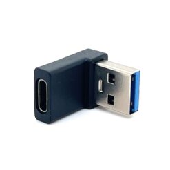 USB Type C Female to USB 3.0 Male Angled Adapter (OTG C)