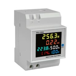 Multi Function Digital Meter (DIN Rail) (Voltage / Current / kWh /Frequency) (Multi-Colour)