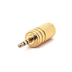 3.5mm Stereo Female to 2.5mm Stereo Male Adaptor (Full MetalGold