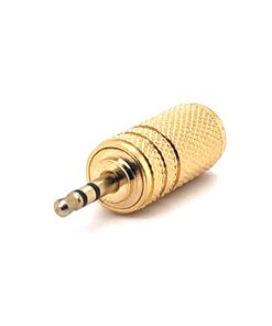 3.5mm Stereo Female to 2.5mm Stereo Male Adaptor (Full MetalGold