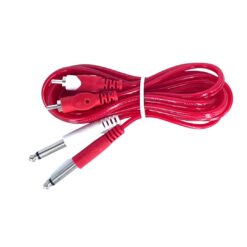 6.35mm Mono Male (x2) to 2RCA Male Cable (HQ) (2m)