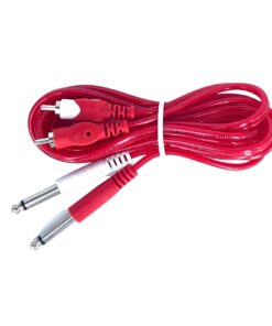 6.35mm Mono Male (x2) to 2RCA Male Cable (HQ) (2m)