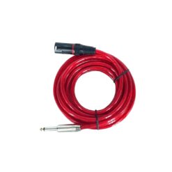XLR (Cannon) Male to 6.35mm Mono Male Cable (6m)