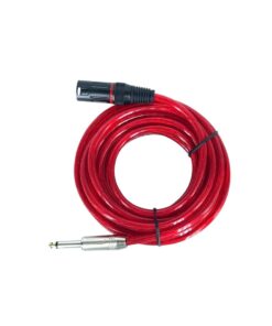 XLR (Cannon) Male to 6.35mm Mono Male Cable (6m)