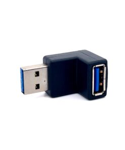USB A Male to USB A Female Angle Adaptor