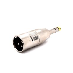 XLR (Cannon) Male to 6.35mm Stereo Male Adaptor