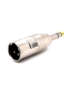 XLR (Cannon) Male to 6.35mm Stereo Male Adaptor