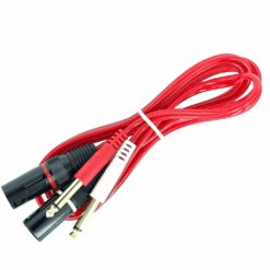 XLR (Cannon) Male x 2 to Dual 6.35mm Mono Male Cable (1.8m)