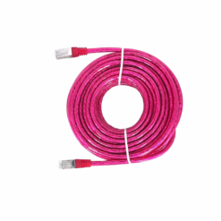 Cat. 6e FTP Strand Cable [Transparent Red] (10m)