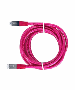Cat. 6e FTP Strand Cable [Transparent Red] (2m)
