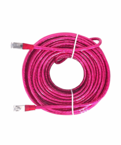 Cat. 6e FTP Strand Cable [Transparent Red] (20m)