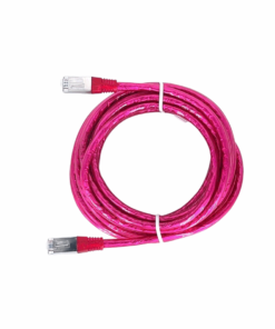 Cat. 6e FTP Strand Cable [Transparent Red] (5m)
