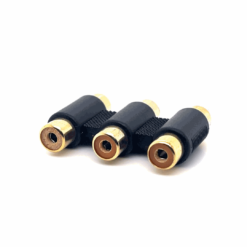 3RCA Female to 3RCA Female Adaptor