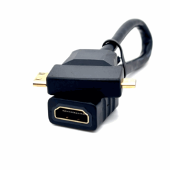 HDMI A Female to Mini + Micro HDMI D Male Adaptor