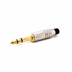 6.35mm Stereo Male Connector (HQ-Gold)