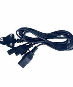 AC Power Cable (SA 3 Pin) to Figure 8 + Clover + IEC Female (1.8m) (2.5A) (250V AC)