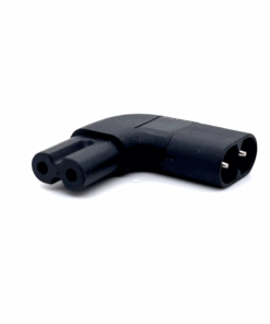 Figure 8 Male (C8) to Figure 8 Female (C7) Right Angle Horizontal Adaptor (2.5A) (250V AC)
