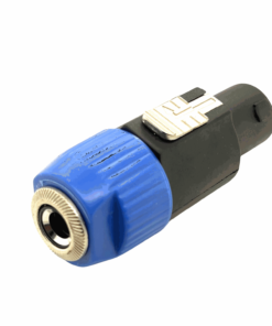 Speakon Male to 6.35mm Mono Female Adaptor