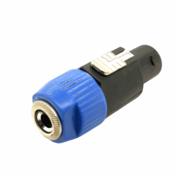 Speakon Male to 6.35mm Mono Female Adaptor
