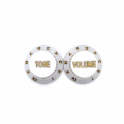 Guitar Tone + Volume Knob (Plastic) (White)