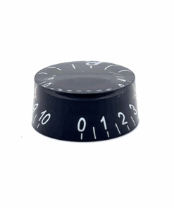 Guitar Knob (Transparent Black Plastic)