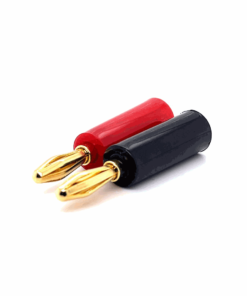 Banana Male Connector HQ (4mm) (Dual Screw Type) (Pro-Gold) (Price / Single Unit)