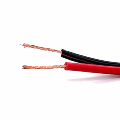 Rip Cord (2-core / 0.5mm CCA) (Black + Red) (100m roll)
