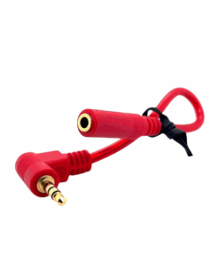 3.5mm TRRS Angle Male to 3.5mm TRS Female Cable (15cm) (Headphone use only)