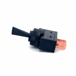 On/Off Toggle Switch Plastic (12V/20A) (6A/250V) (SPST) (Flat Short Actuator)