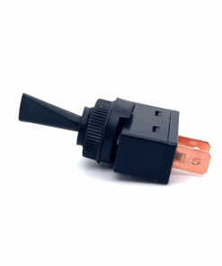 On/Off Toggle Switch Plastic (12V/20A) (6A/250V) (SPST) (Flat Short Actuator)