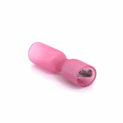 Heat Shrinkable Quick Crimp Female Terminal (FDFD1-250) (Red) (OD 0.5-1mm2) (10-Pack)