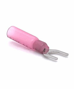 Heat Shrinkable Spade Terminal (SV1.25-5) (Red) (Stud = 5.3mm) (OD 0.5-1mm2) (10-Pack)