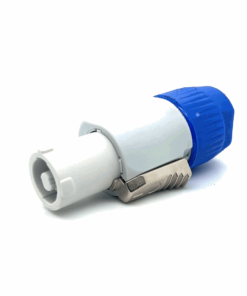 Powercon (3P) Male Connector (20A) (Type B) (Blue/White)
