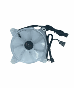 12CM Hydraulic Bearing ARGB PWM Cooling Fan (PWM 4-Pin + LED 3-Pin / Tubed 600mm Cable) (8 x LED)