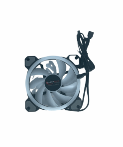 12CM Hydraulic Bearing ARGB PWM Cooling Fan (PWM 4-Pin + LED 3-Pin / Tubed 600mm Cable) (16 x LED)