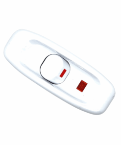 Inline Switch + Light (10A/250V) (White)