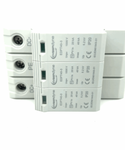 Solar PV DC Surge Protection Device (DIN Rail) (Type 2) (1500V DC 40kA) (3-Pole)