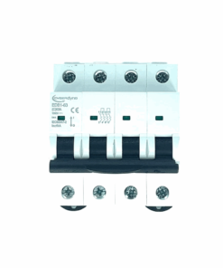 DC No-Polarity Miniature Circuit Breaker (1000V DC / 63A / C Curve) (4-Pole) (Solar PV)