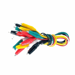 Crocodile Clip Cable Set (10-piece / 5-colour) (30cm) (5A)
