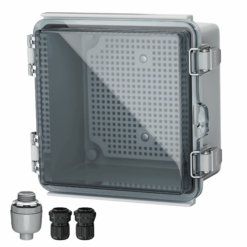 Electrical Transparent Junction Box + Components (150mm x 150mm x 90mm) (Waterproof)